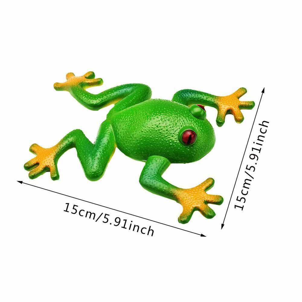 Frog Model Tricky Toy Soft Rubber Fake Frog Simulation Decompress Frog Toys