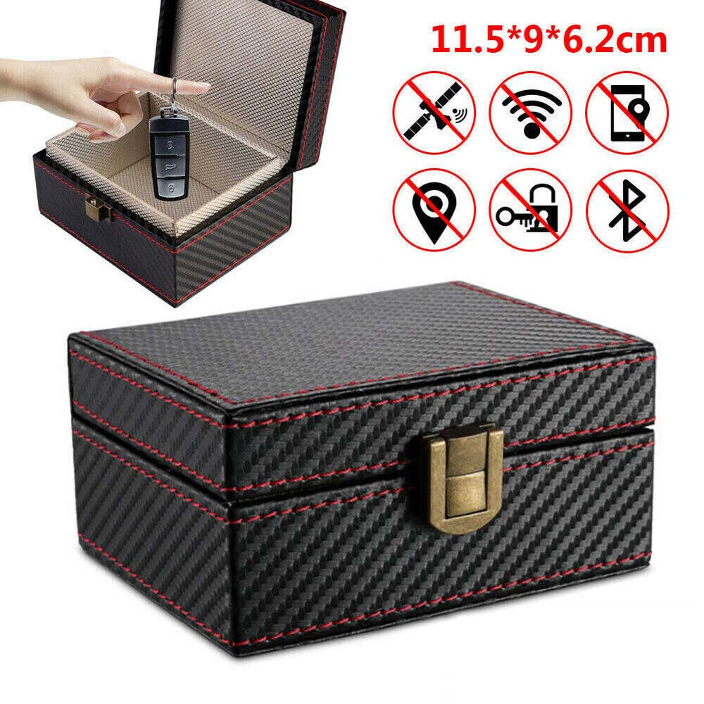 Car Key Signal Blocker Keyless Faraday Box Anti Theft Safety RFID Block Pouch