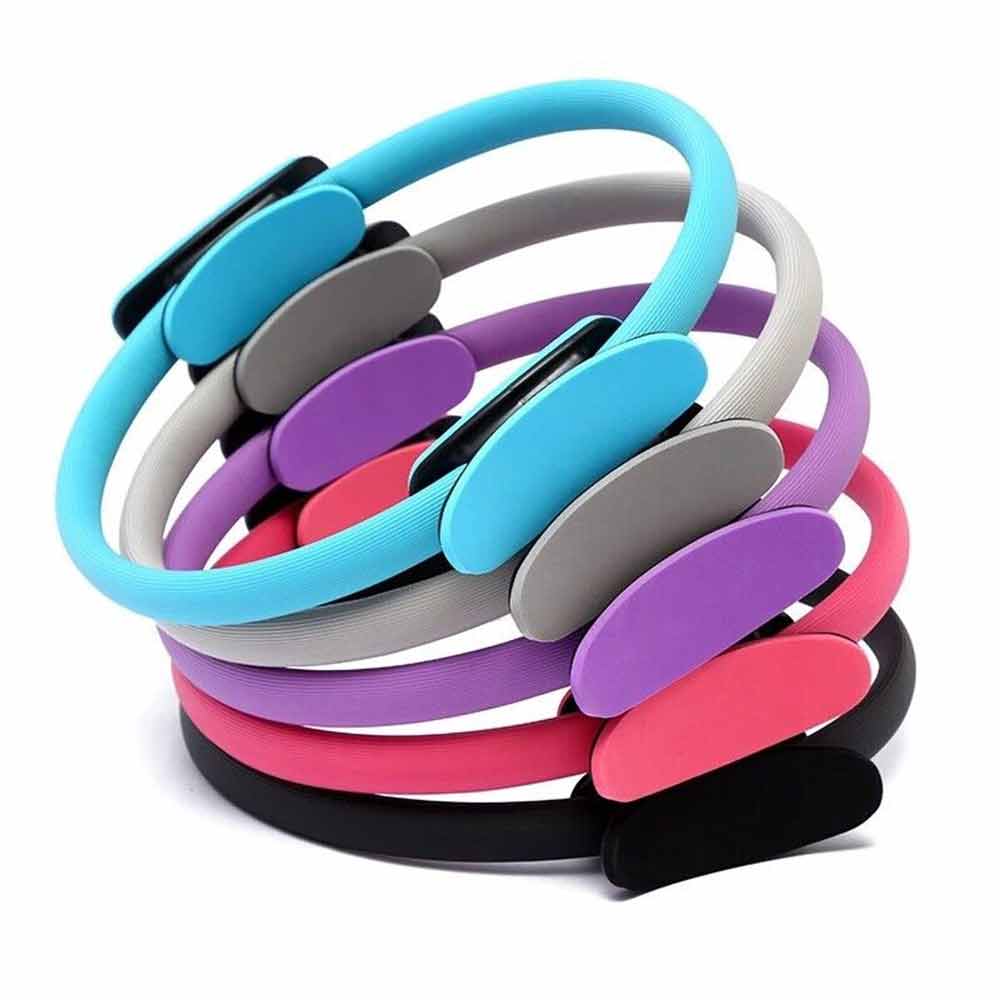 Pilates Ring Exercise Resistance Yoga Gym Rings Fitness Magic Circle Foam Grip
