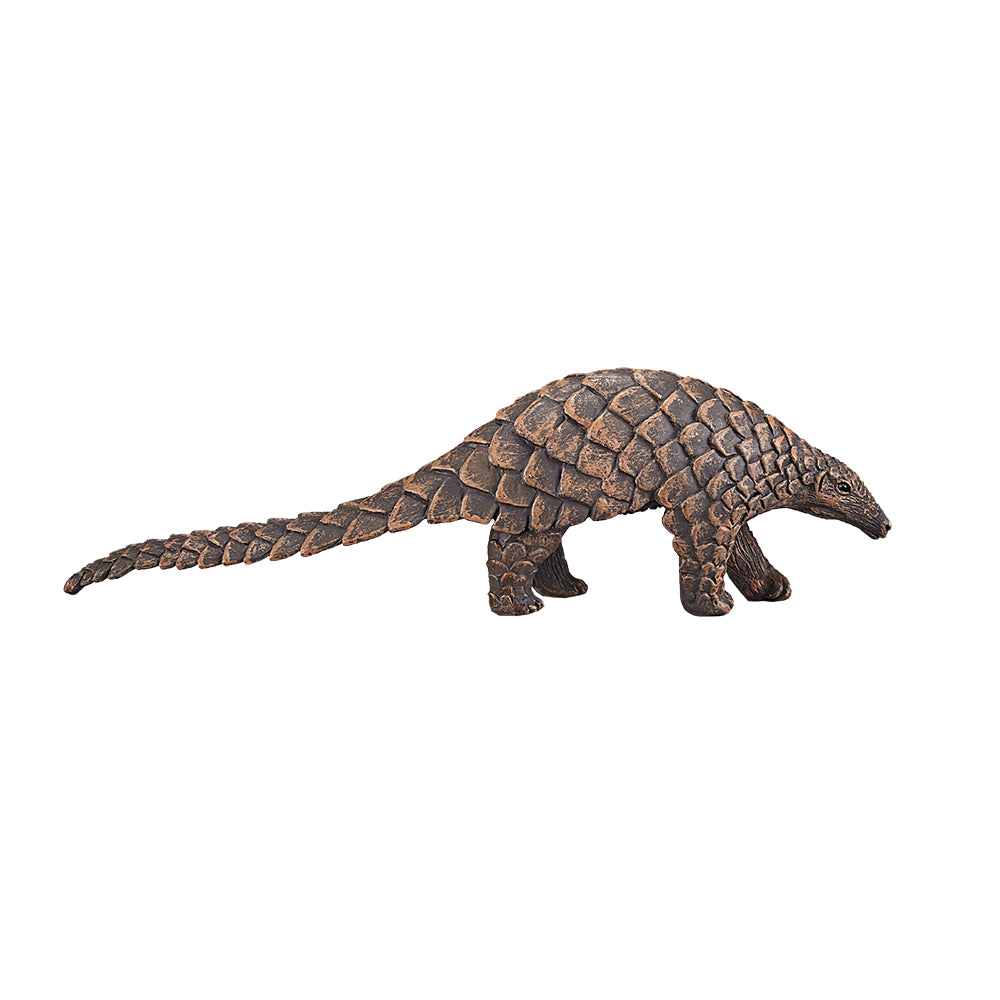 Indian Pangolin Figure - Realistic Wild Zoo Animal Toy, Plastic Jungle Model