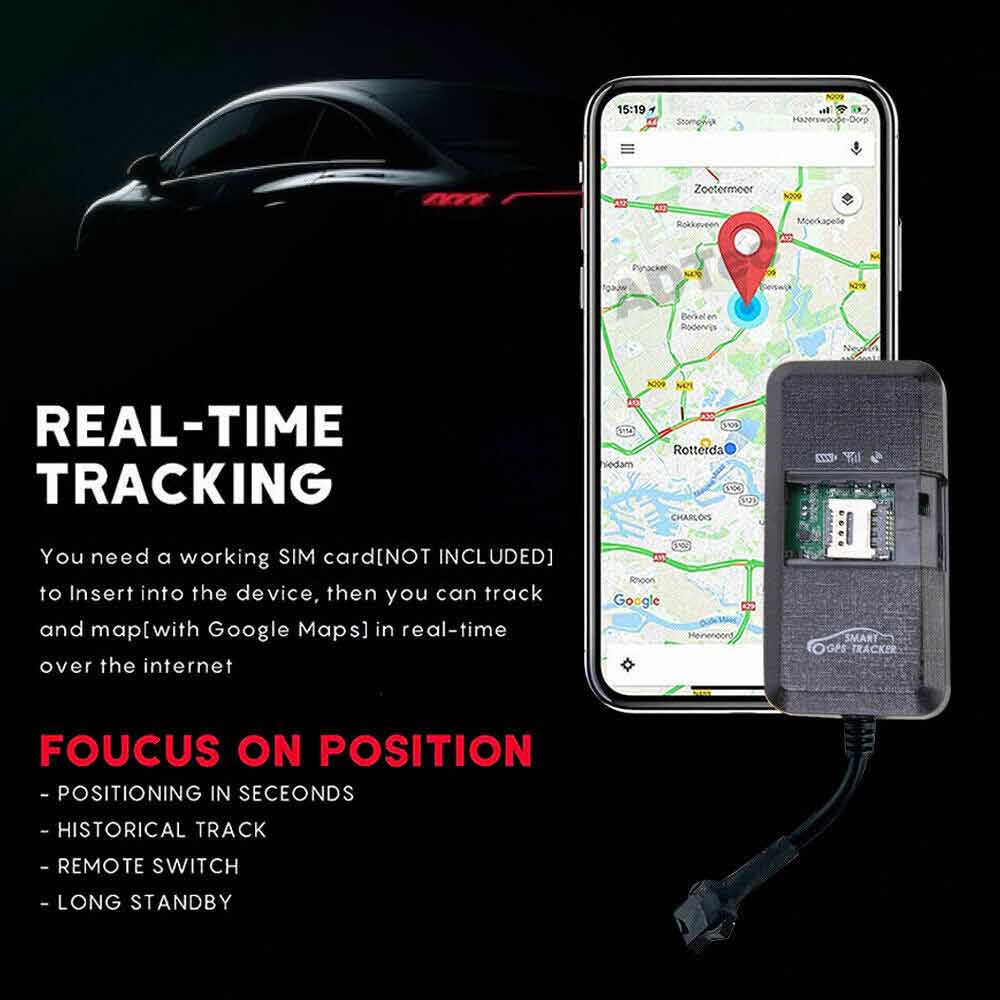 GPS Tracker Real-time 4G Car Vehicle Anti Theft Tracking Device Alarm Tracker