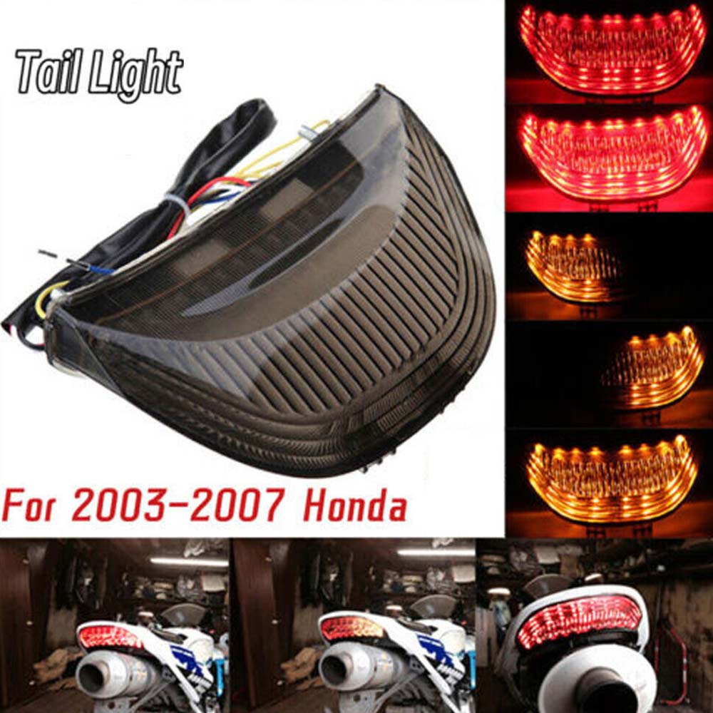 Smoke LED Rear Brake Tail Light For Honda CBR600RR 2003-2006 CBR1000RR 2004-2007