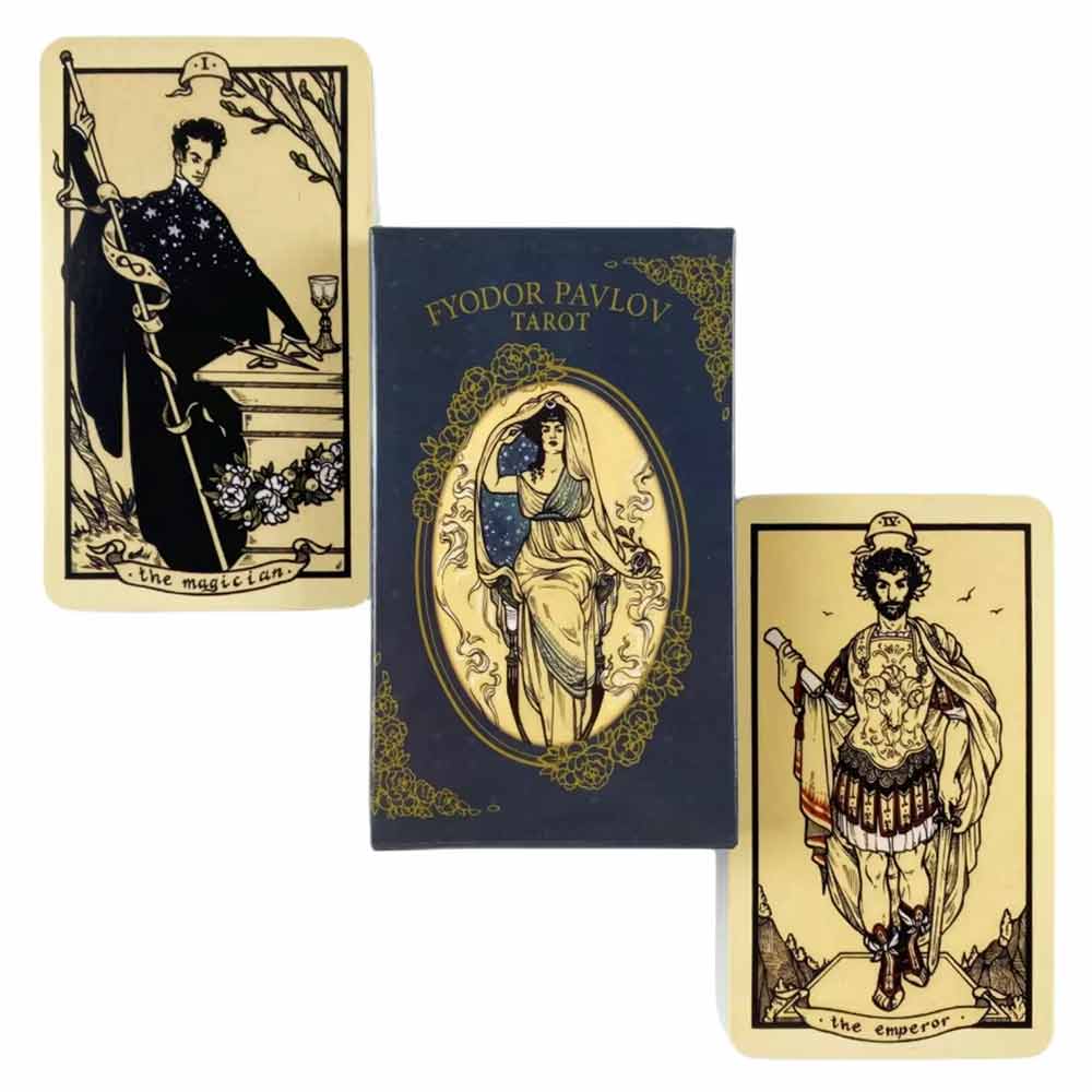 Fyodor Pavlov Tarot Cards – English Version Divination Deck Classic Board