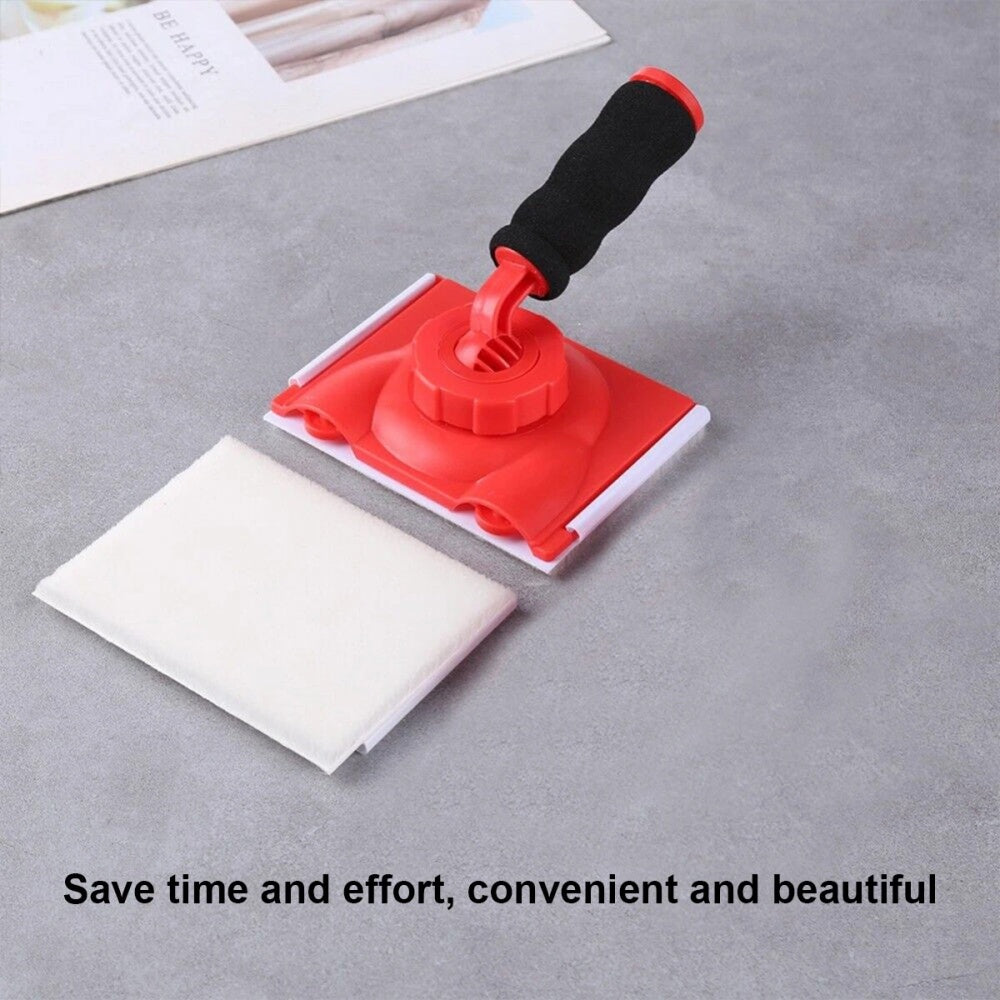 Professional Latex Paint Edger Brush with Sponge Pads – For Perfect Wall & Ceiling Corners