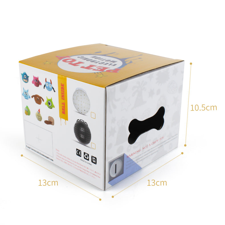 Dog Pet Toy Electric Bouncing Roller Ball Toy Vibrating And Sounding Plush