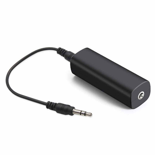 Ground Loop Noise Isolator Filter + 3.5mm AUX Cable For Home Car Stereo Audio