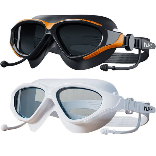 Professional Adult Anti Fog Swim Glasses Swimming Goggles Snorkel Diving Pool