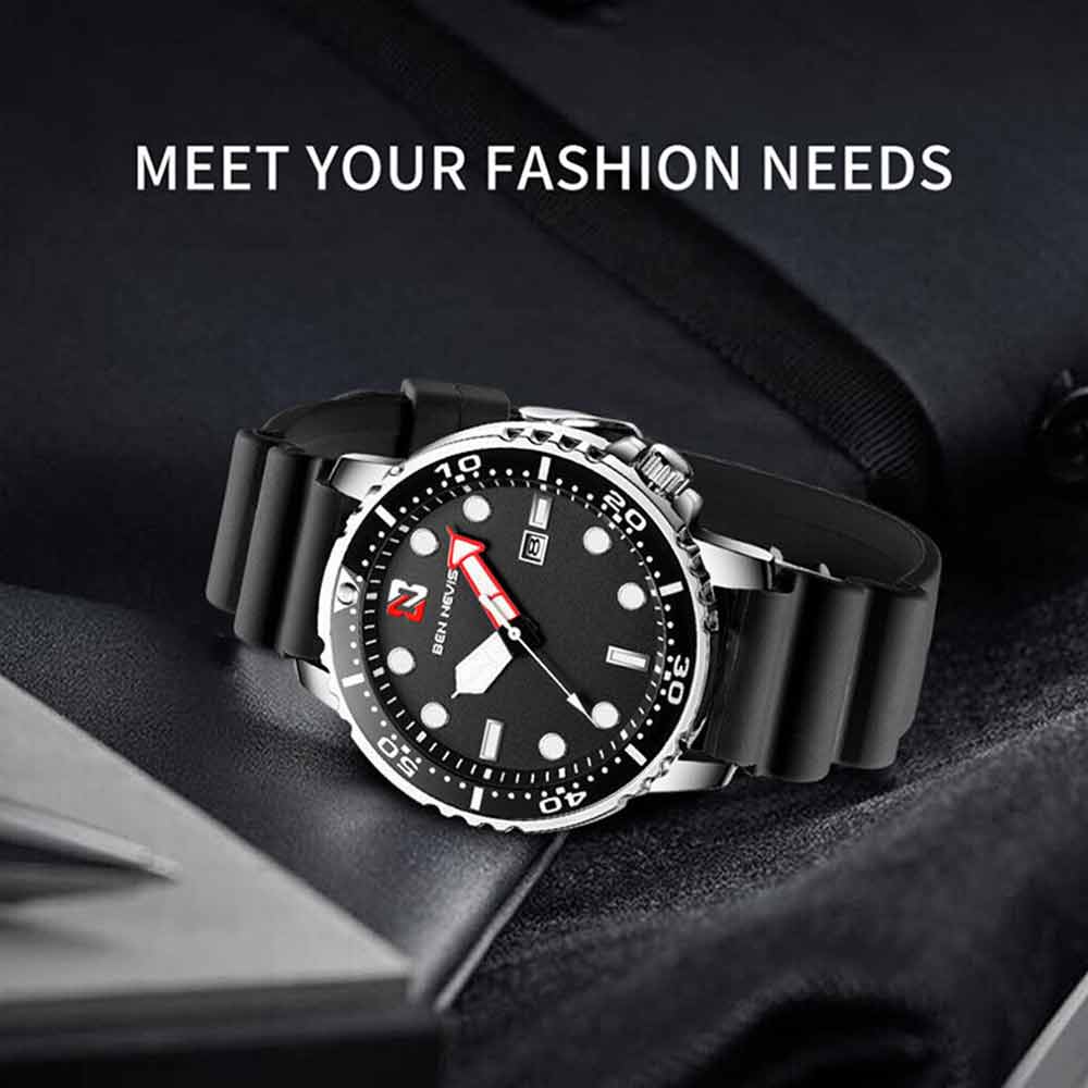 Men Waterproof Sports Watches Calendar Quartz Digital Fashion Wrist Watch Gift