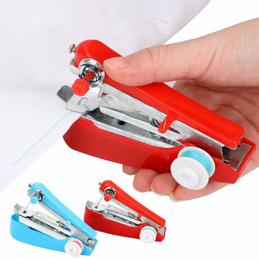 Mini Portable Handheld Cordless Sewing Machine Hand Held Stitch Home Clothes