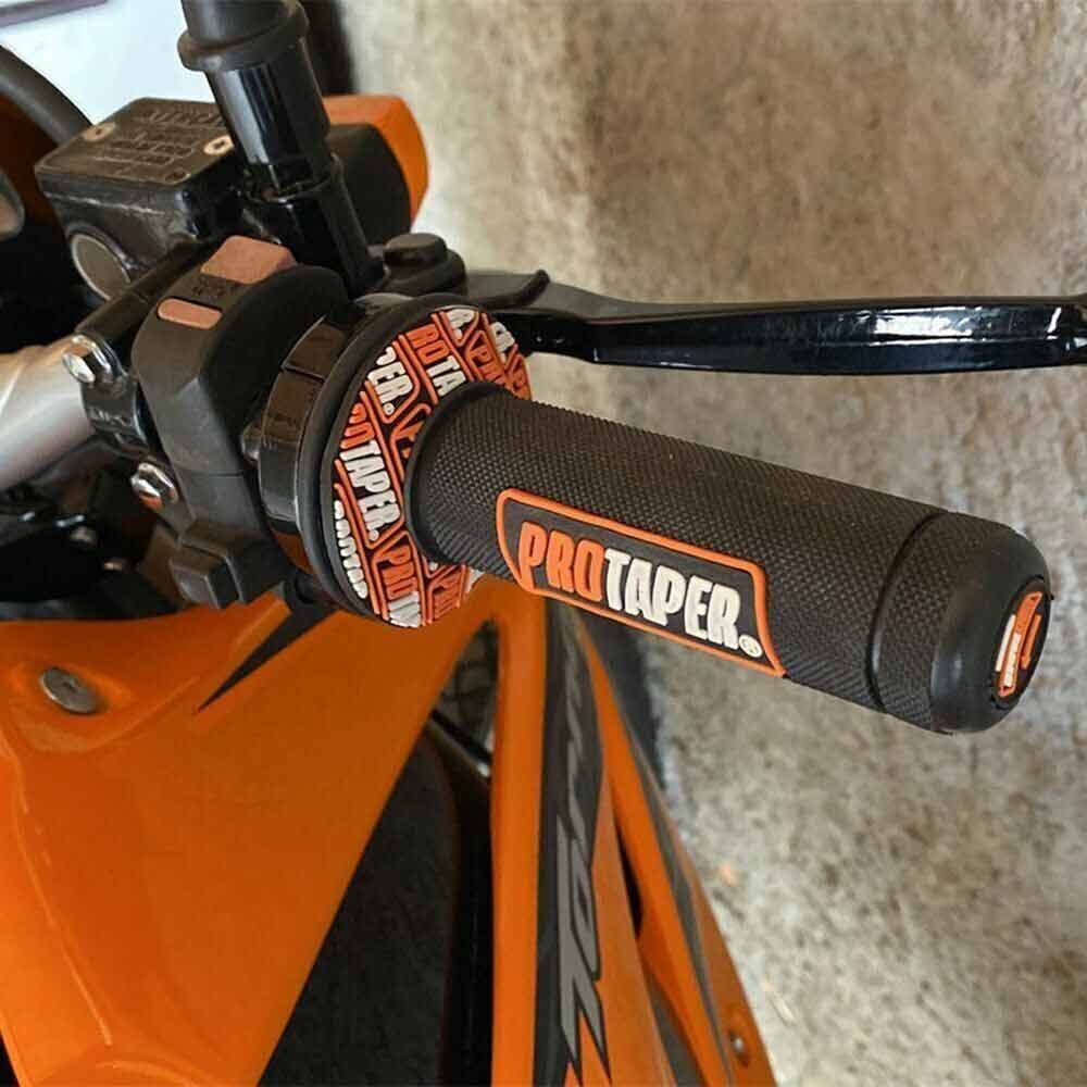 7/8" Motorcycle Hand Grips Pair Rubber Gel Brake Hands Pit Dirt Bike Motocross Motorcycle