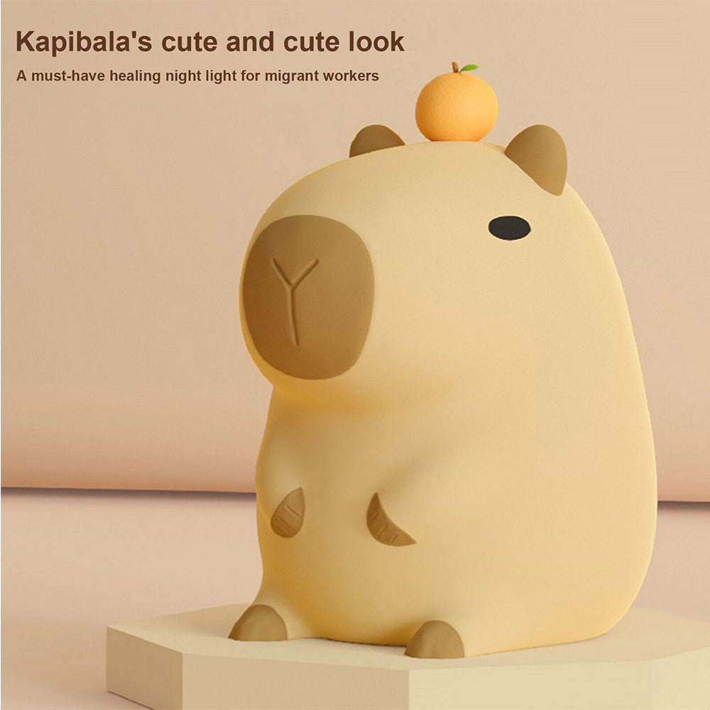 Adorable Animal LED Night Lamp Creative Cute Capybara Night Light for Kids