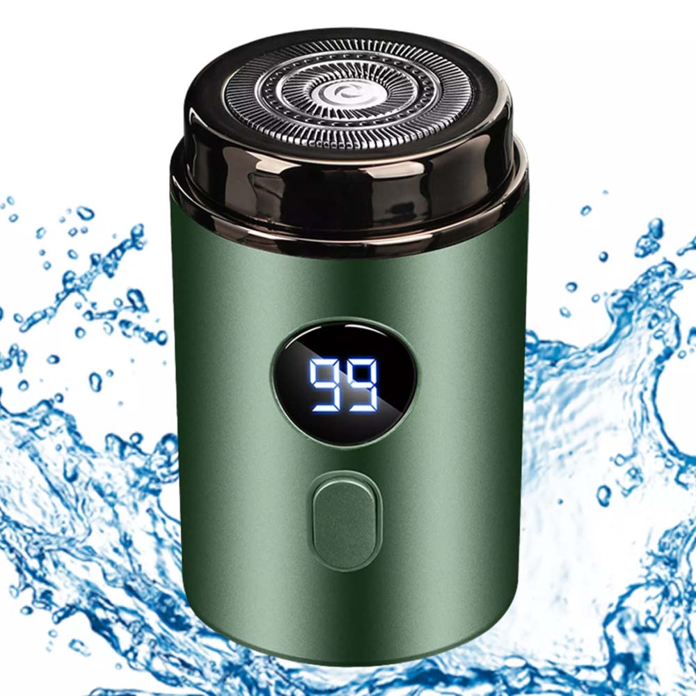 Mini-Shave Electric Razor For Men USB Rechargeable Portable With Digital Display