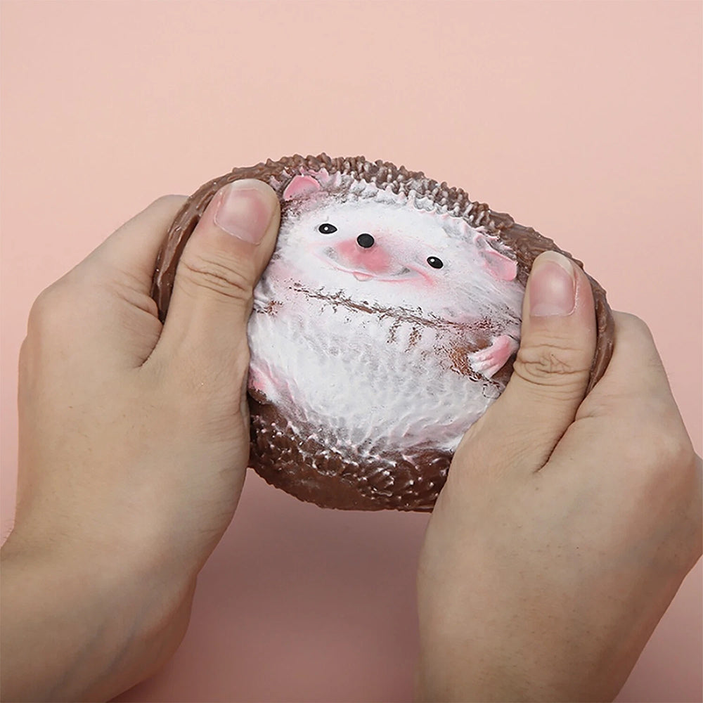 3-Pack Hedgehog Squishy – Slow Rising Stress Relief Toy, Pod Fidget Squeeze