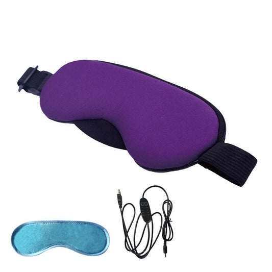 USB Heated Eye Mask Warm Steam Dry Eye Mask Electric Temperature Heating