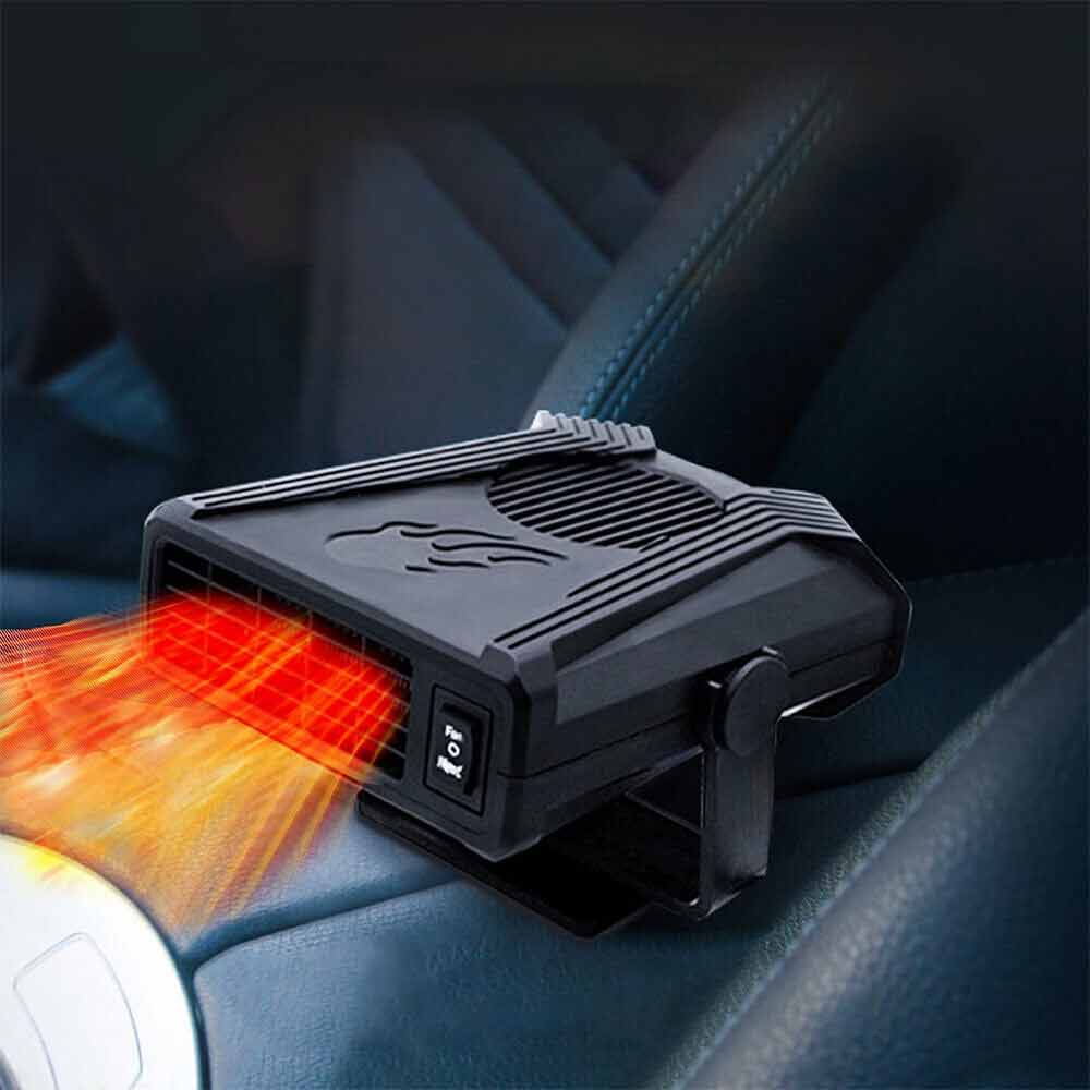 Portable 300W Electric Car Heater 12V DC Cooling Fan Defogger Defroster Demister