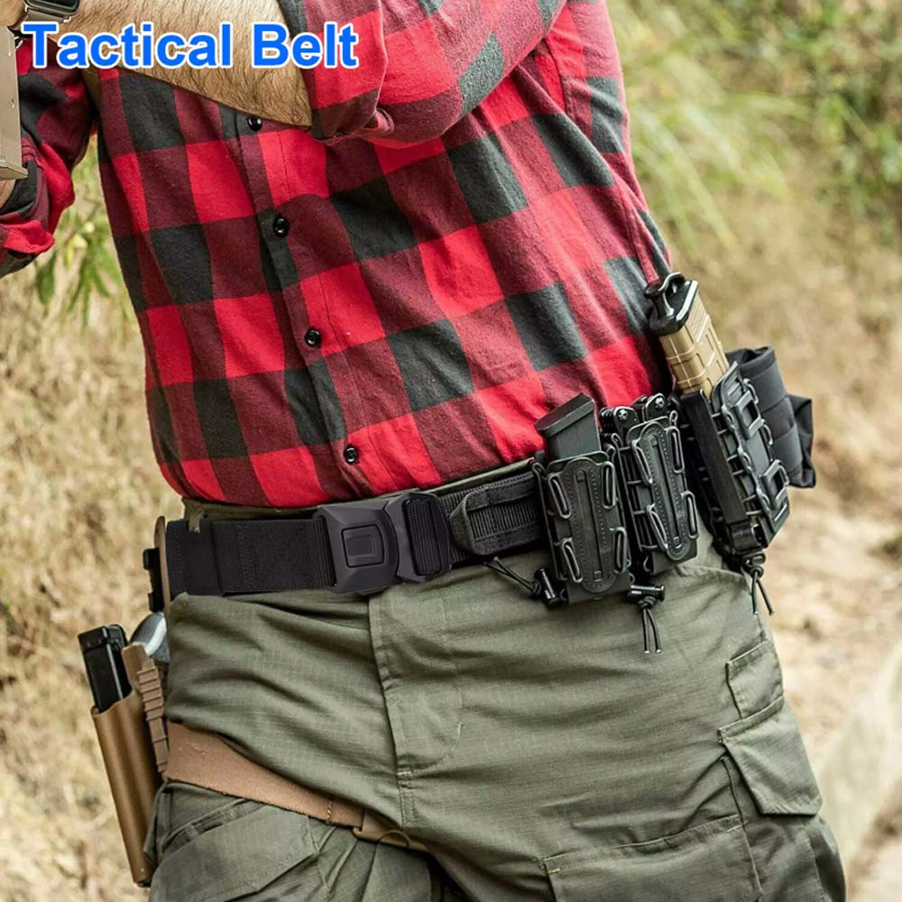 Military Quick Release Belt for Men – Tactical Nylon Waistband Strap, Gift