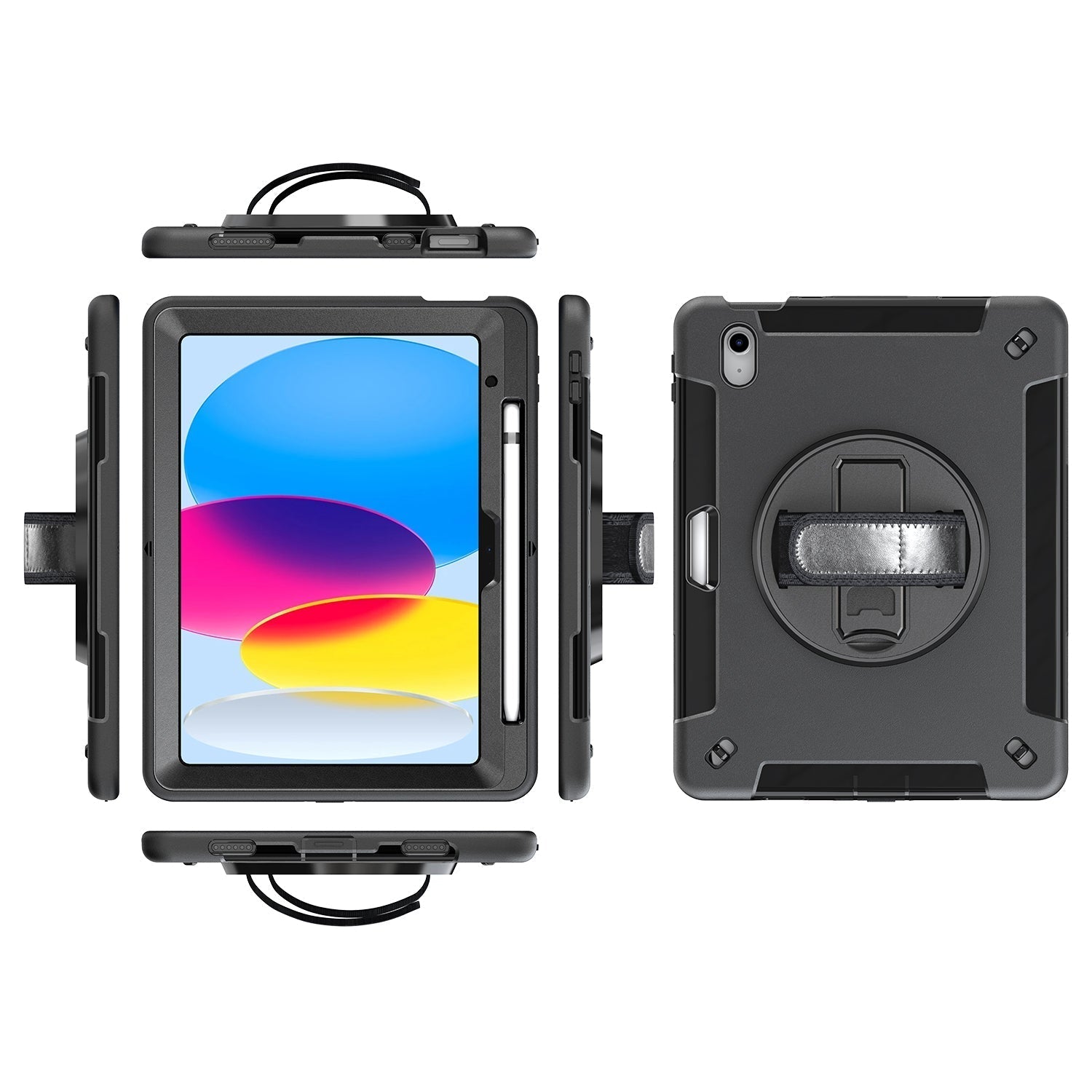 Rugged Case With Pen Holder for iPad (A16 2025) / iPad (10th Gen 2022) 10.9"