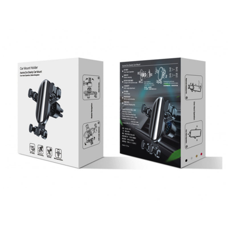 Phonix Gravity-Activated Car vent Mount Vent Phone Holder Black