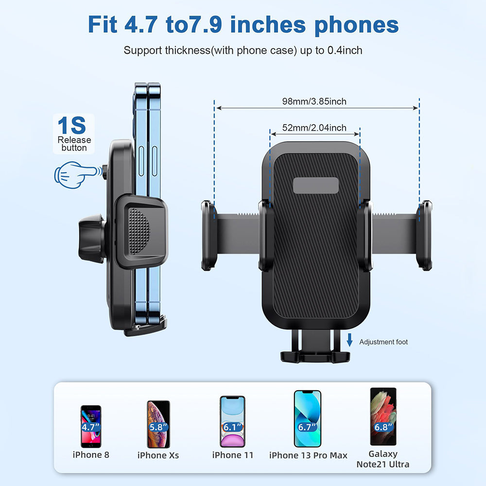 Universal Long Arm Car Mount Phone Holder