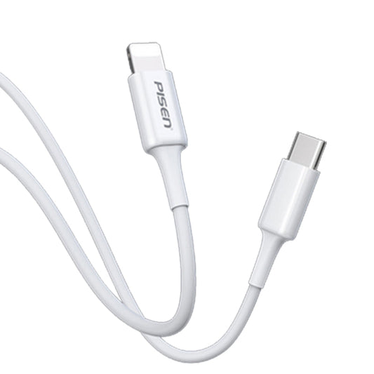 Pisen Mr White 1M USB-C to Lightning PD Fast Charging Cable （CL-PD-1000）