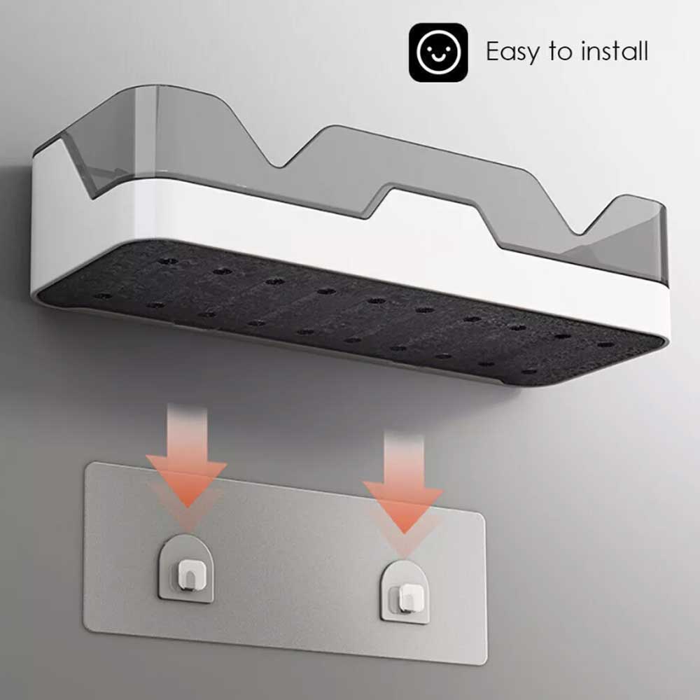 Self Adhesive Bathroom Shower Caddy Shelf Rack Storage Organiser & Wall Sticker