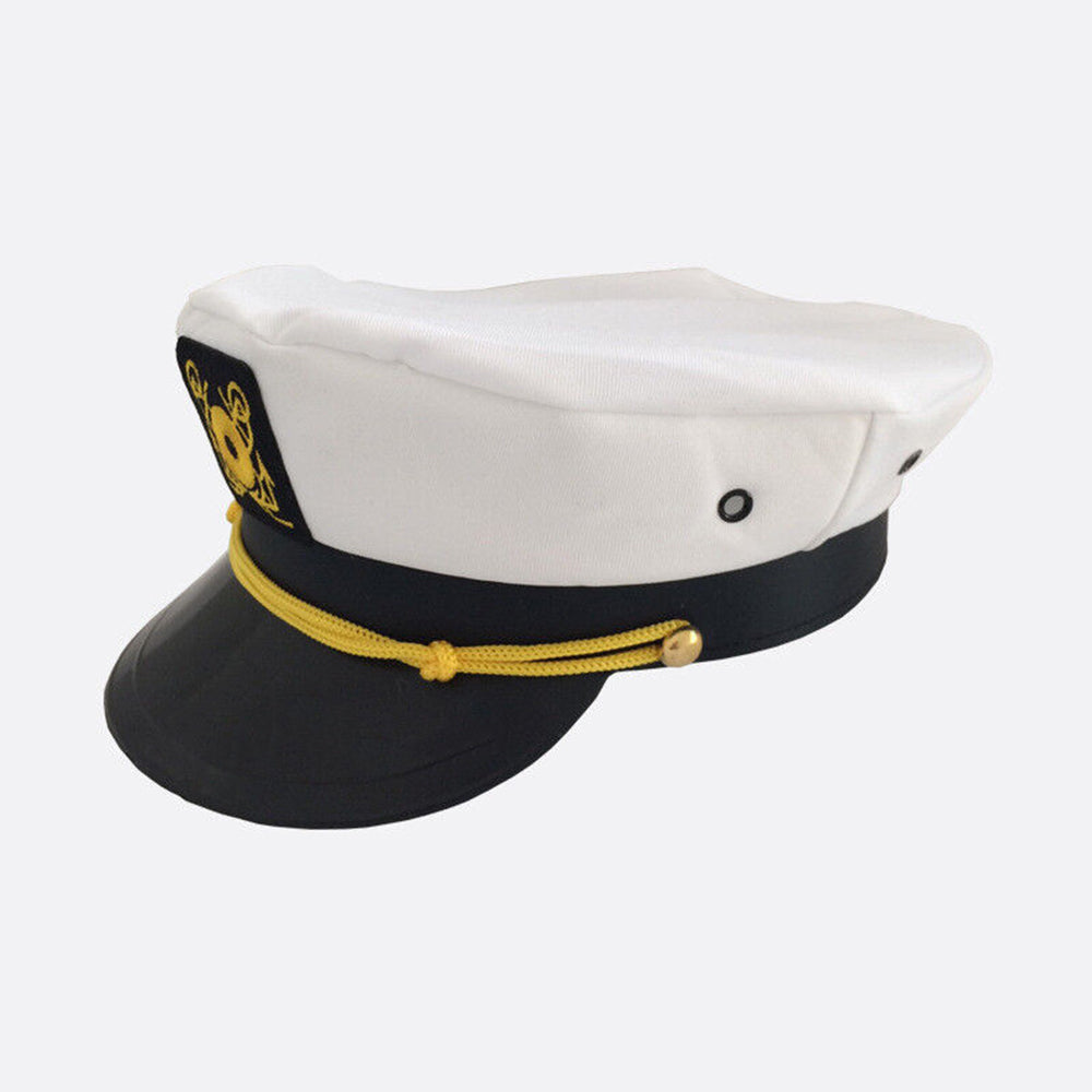 Captain Hat Adult Party Costume Cosplay Skipper Sailor Ship Cap Air force pilots