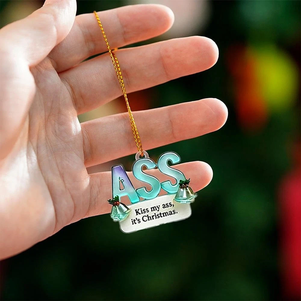 2D Adult Humour Acrylic Sea Glass Advent Calendar - 24 Days of Funny & Cheeky Holiday Surprises