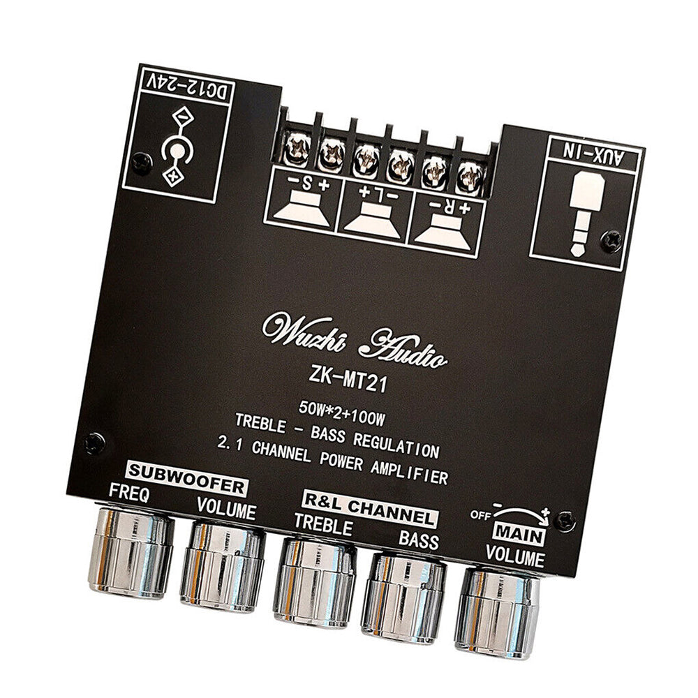 Mini Bluetooth 5.0 Digital Amplifier HiFi 2.1 Channel Audio Stereo Equalizer Amp
