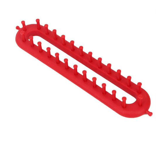 26CM Red Scarf Knitting Loom Kit - DIY Sewing Needle Craft Tool Set