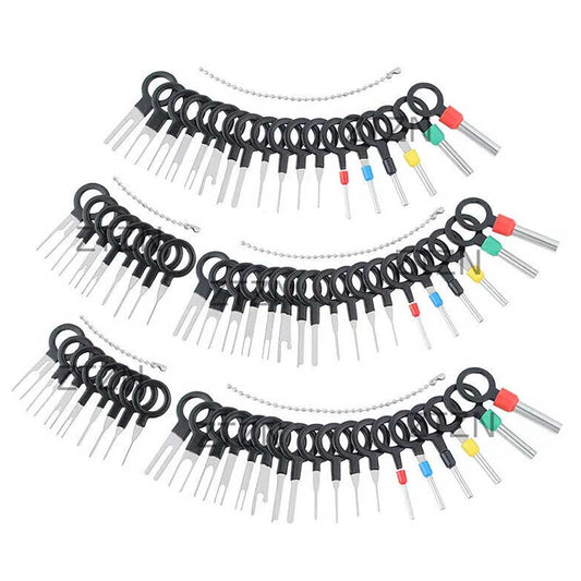 70Pcs Set Pin Ejector Wire Kit Extractor Auto Terminal Removal Connector Tool