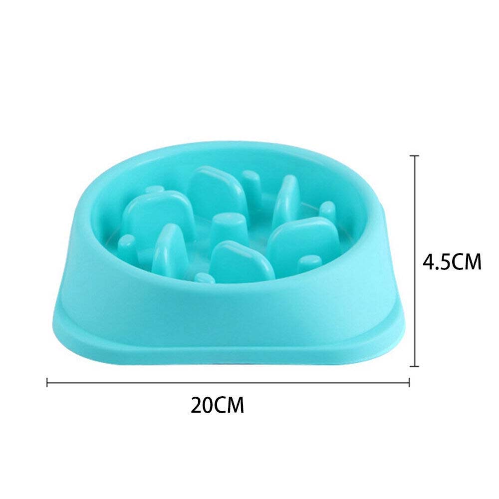Healthy Dog Slow Eating Bowl Food Feeder Feed Large Bloat Stop Pet Cat Large
