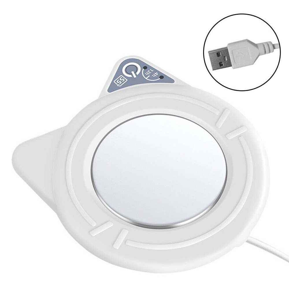 Smart USB Coffee Mug Warmer Tea Milk Cup Heater Pad Heating Plate Home Office