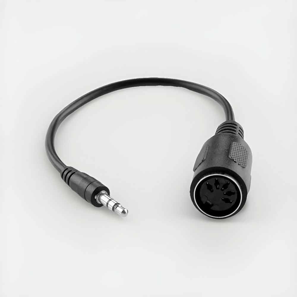 Type A TRS 3.5mm Mini Jack to MIDI 5-Pin DIN Female Adapter Cable – 0.5m