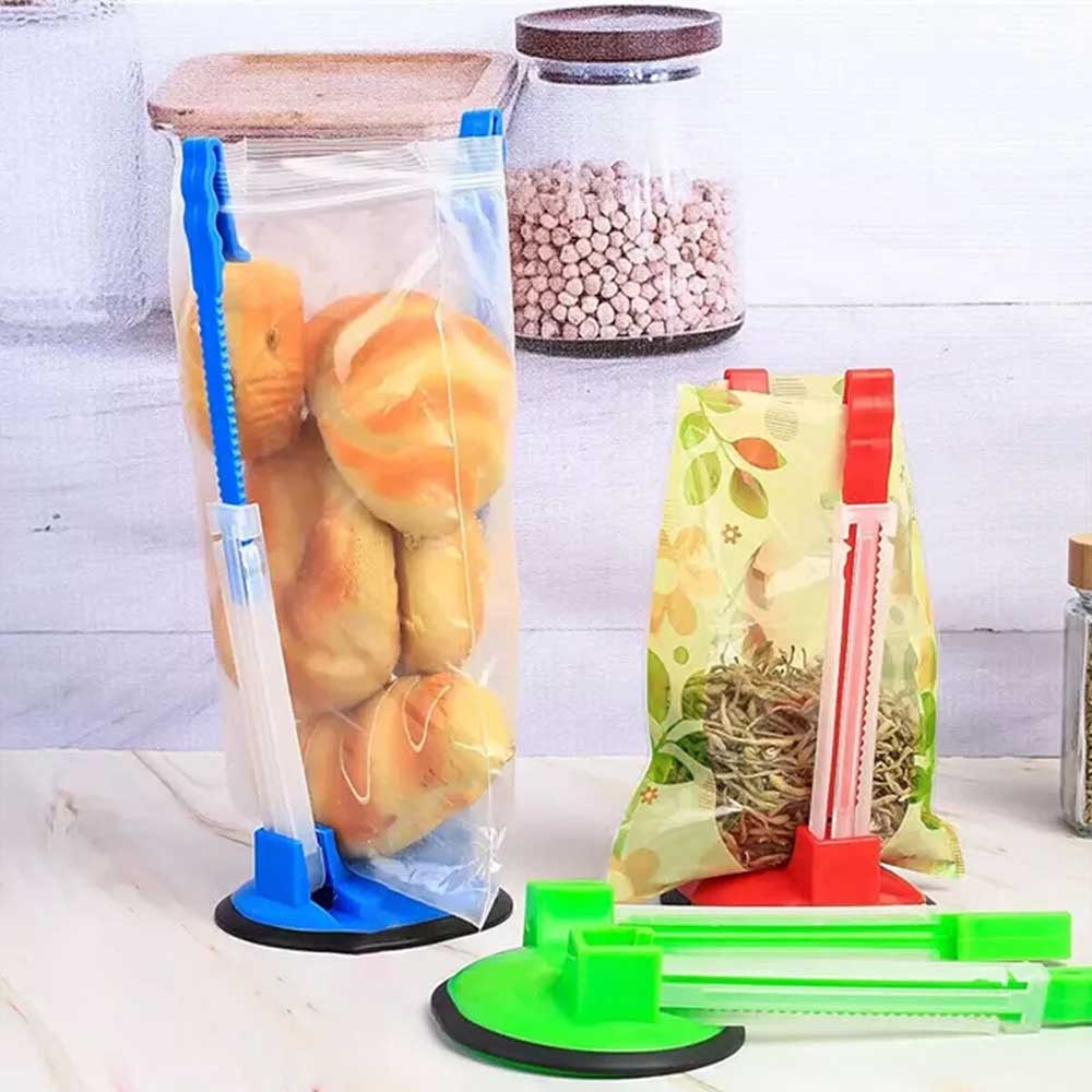 3x Baggy Rack Holder For Food Prep Bag Freezer Bag Ziplock Bag Holder Stand