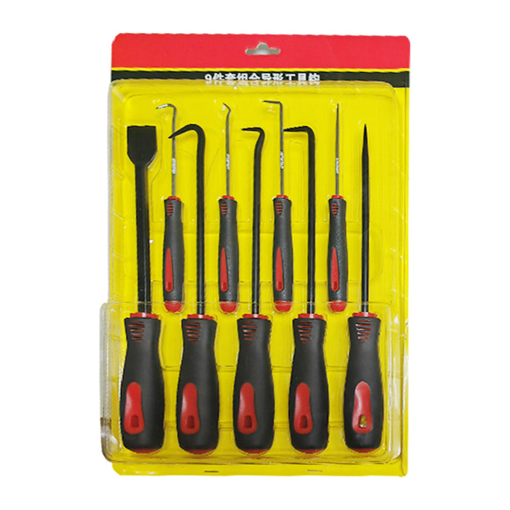 9PC Scraper Hook & Pick Tool Set - O-Ring Seal Gasket Removal Kit