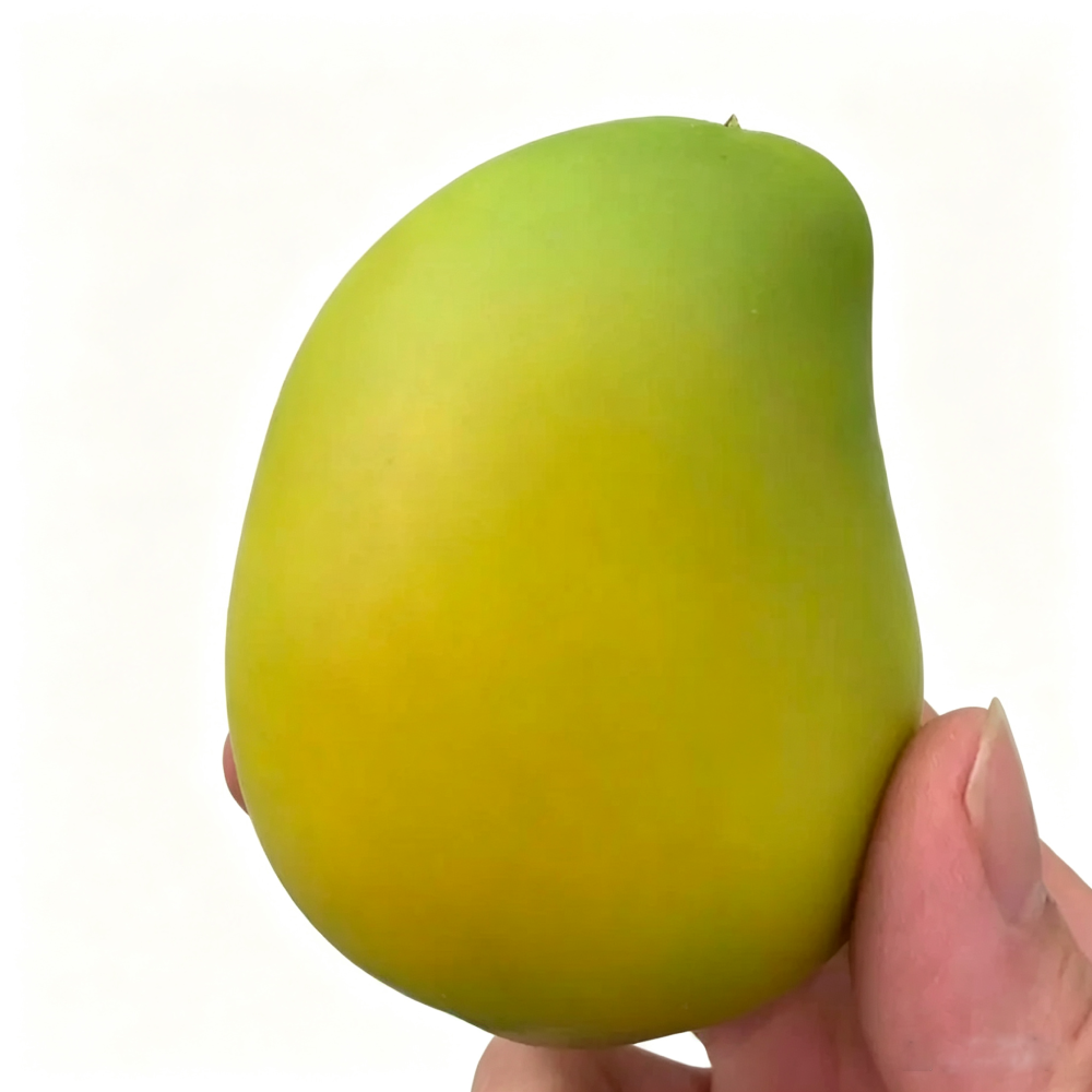 2PCS Squishy Mango Fidget Toy – Color Changing Stress Ball, Handmade ASMR Sensory Gift