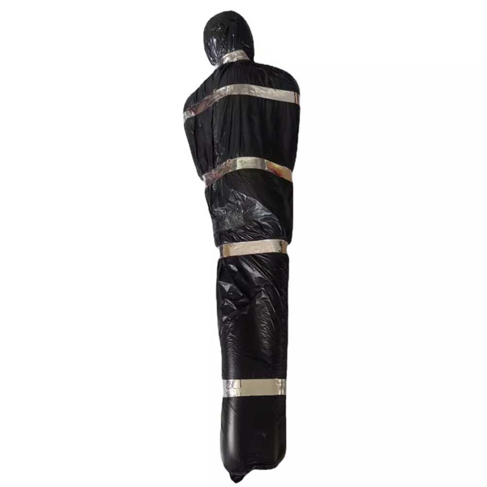 Halloween Scary Fake Dead Victim Props Corpse in Bag Outdoor Ornament Decor