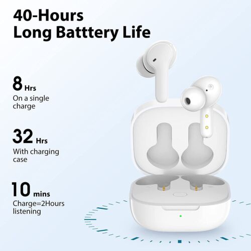QCY T13 Wireless Bluetooth Earphone Headset Touch Control Earbuds Long Standby
