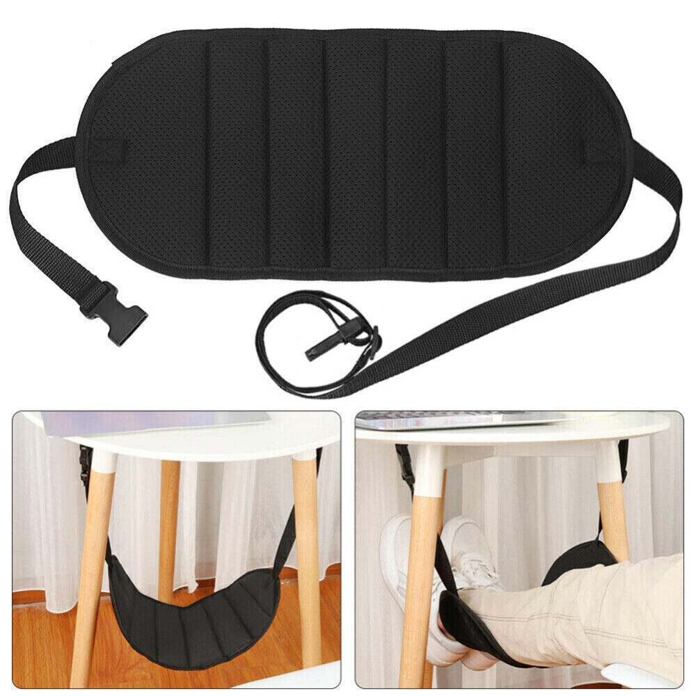 Travel Foot Rest Footrest Leg Pillow Airplane Flight Foam Cushion Sling Hammock