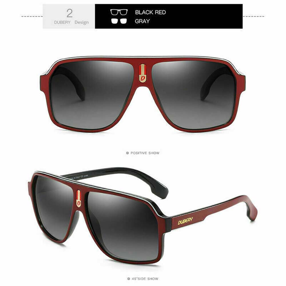 Mens Dubery Sunglasses Polarized UV400 Glasses Driving Fishing Eyewear