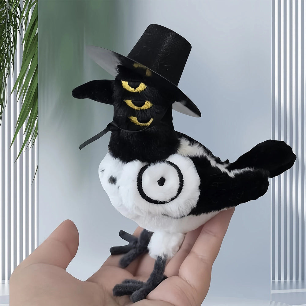 K-Pop Demon Hunters Bird Plush Three-Eyed Bird Movie Figure Plushie Toy