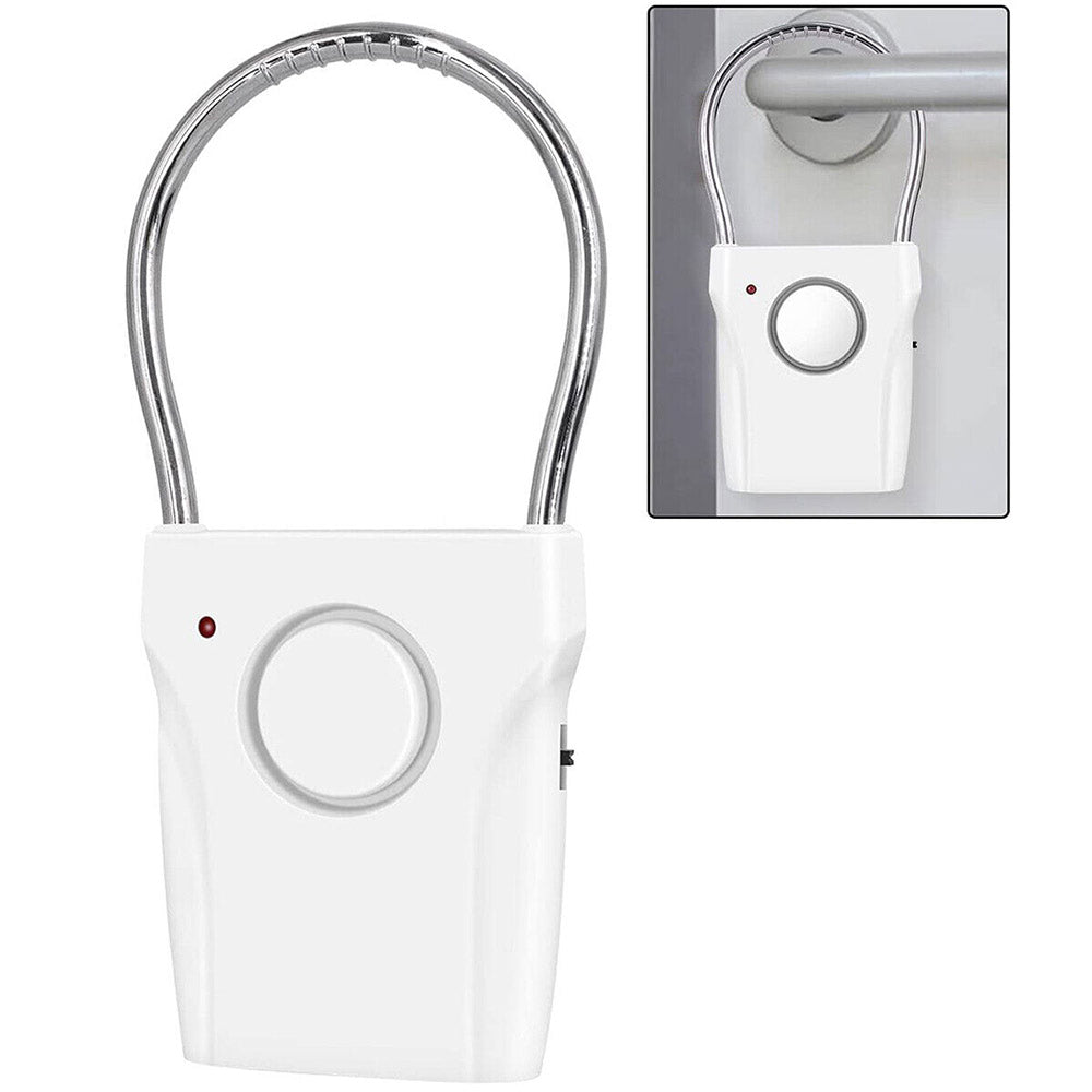 Electric Home Hotel Security Alarm Door Handle Alert Device Intruder Wireless