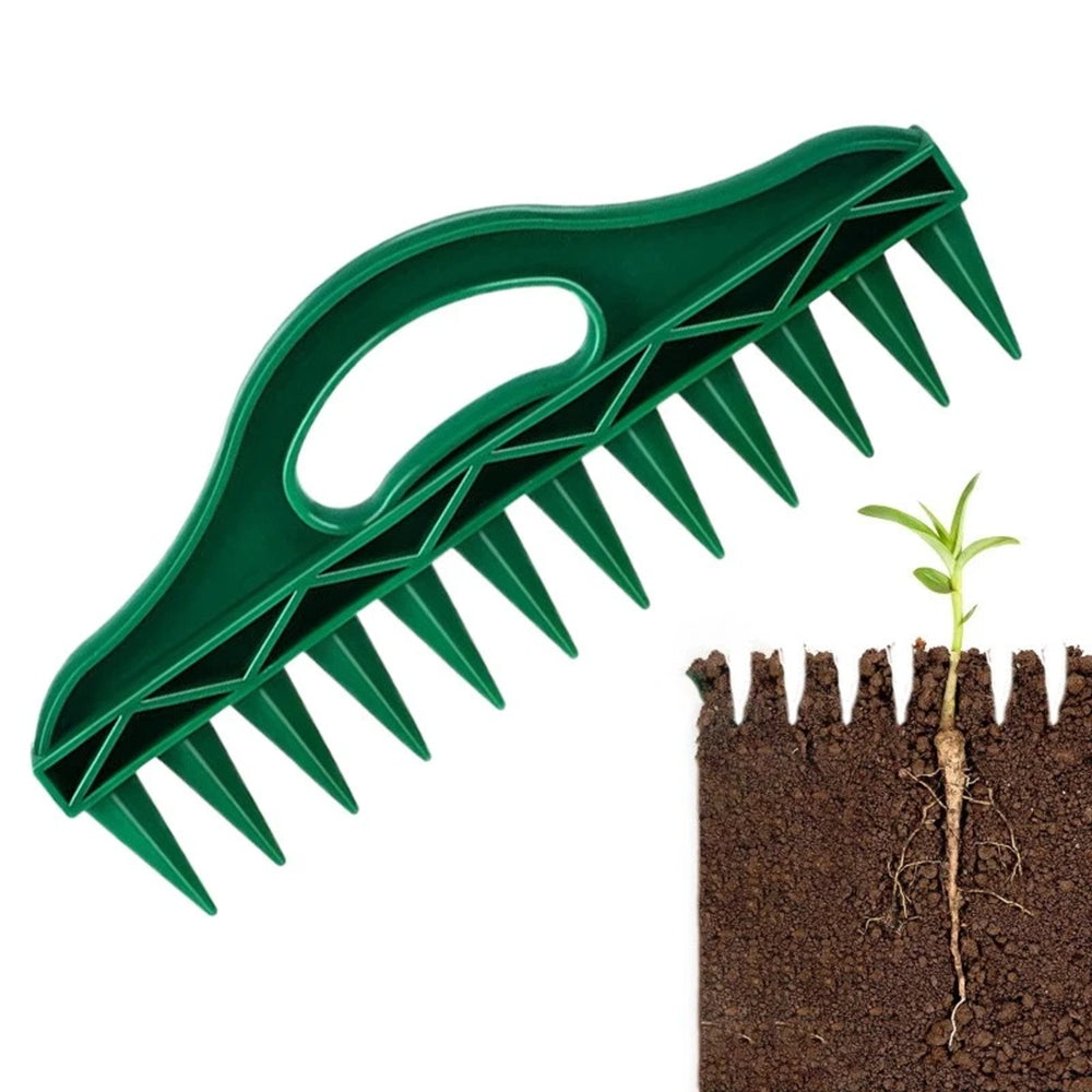 3PCS Hand Dibber Set - Garden Hole Punch Tool for Sowing Seeds & Planting