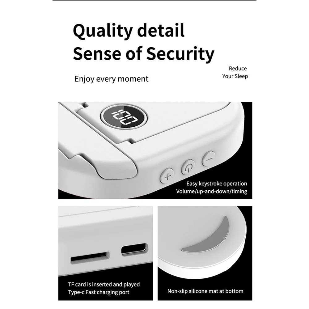 5.3 Bluetooth Sleep Speaker - Bone Conduction with Noise Reduction & TF Card