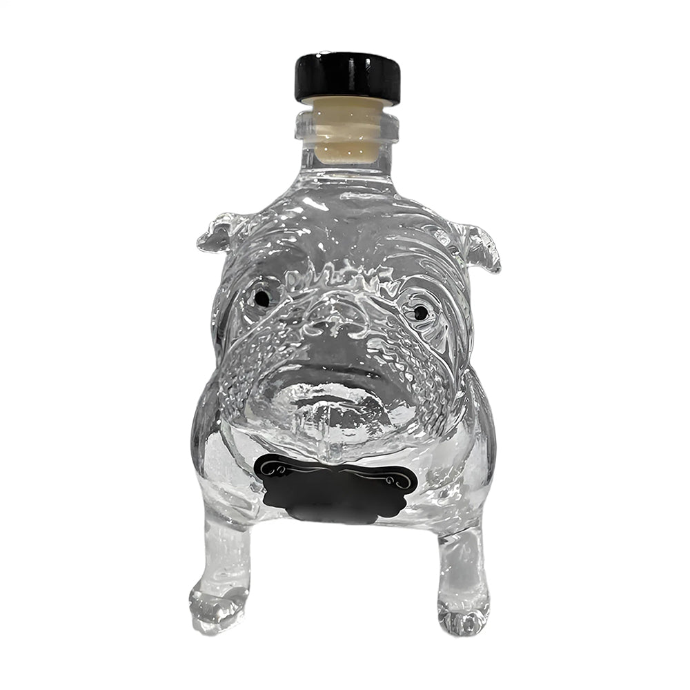 Bulldog Whiskey Bottle – Funny & Unique Animal Glass Decanter for Spirits