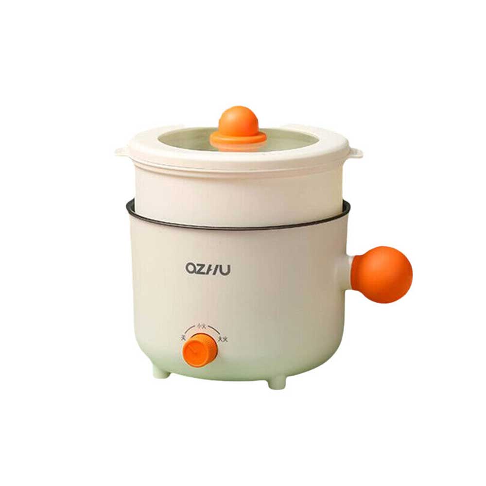 Portable Mini Electric Cooker – 1-2 Person Small Boiling & Stewing Pot for Dorm, Office & Travel