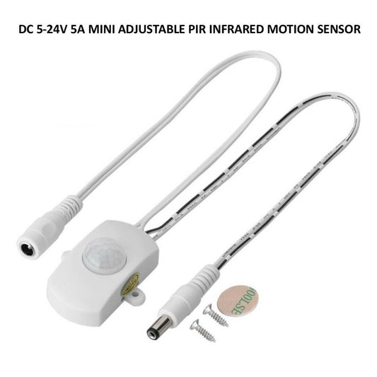 PIR MOTION SENSOR DETECTOR ACTIVATED ON OFF SWITCH LED STRIP LIGHT BAR CAMPING