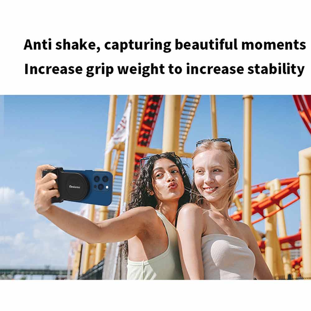 360° Magnetic Phone Grip – Universal Selfie Remote Camera Holder Bracket