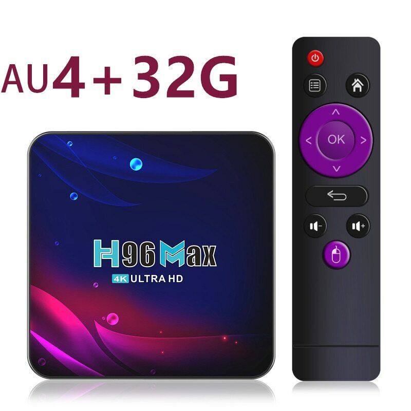 H96 Max V11 Android 11.0 16G/32G/64G ROM WIFI Media Player Smart TV Box
