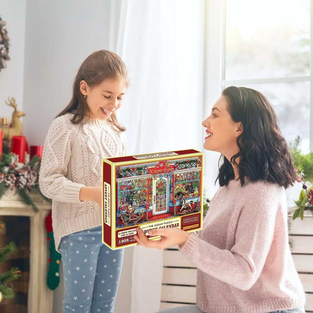 Advent Calendar Jigsaw Puzzles Christmas Countdown Puzzles Gift